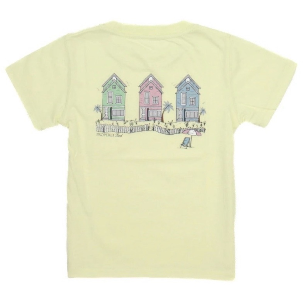 Properly tied toddler t-shirt